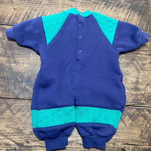 Vintage Y2K My First Christmas One Piece Jumper Romper First Impressions 3-6mo. - Picture 7 of 7
